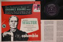 【中古】LP Bruno Walter Orchestral Music Of Johannes Brahms Vol.2 WL5142 COLUMBIA /0...