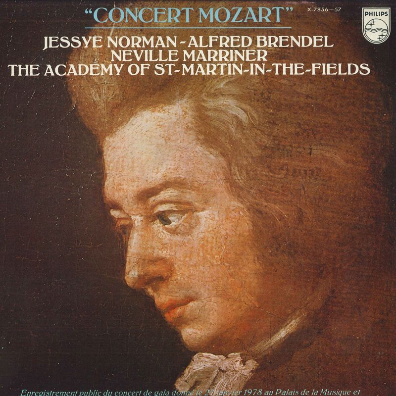 š2LP Norman, Brendel, Marriner, The Concert Mozart X785657 PHILIPS /00720