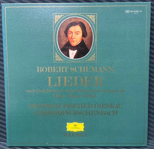 【中古】3LP ディートリッヒ・フィッシャー シューマン 歌曲集 第2巻 MG836870 DEUTSCHE GRAMMOPHON /00900