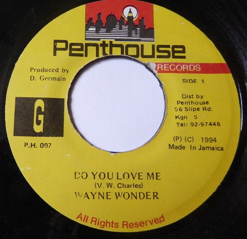 Artist Name: B - 【中古】7” Wayne Wonder Do You Love Me PH097 Penthouse Records /00080