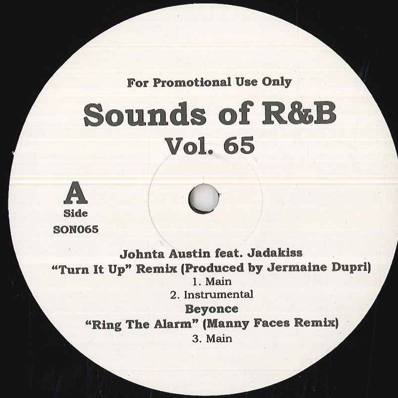 【中古】12” Various Sounds Of R&b Vol.65 SON065 NONE プロモ /00250
