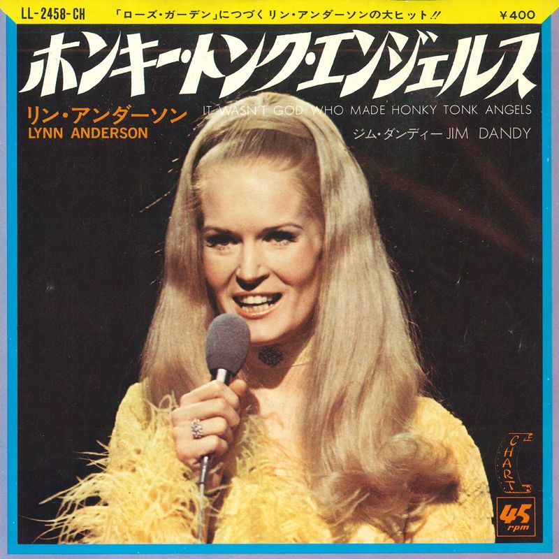 【中古】7” Lynn Anderson It Wasnt God Who Made Honky Tonk Angels / Jim Dandy LL2458CH COLUMBIA /00080