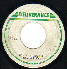 7” Singer Man Consious Leader NONE Deliverance /00080