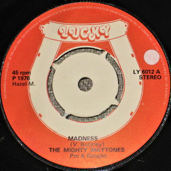 7” Maytones / G.G. Allstars Madness / Mad Dub (Part 2) LY6012 Lucky /00080