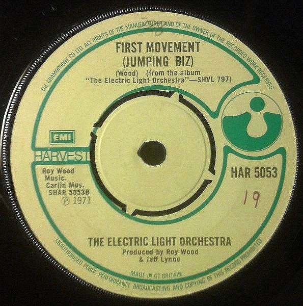【中古】英7” Electric Light Orchestra 10538 Overture HAR5053 Harvest /00080