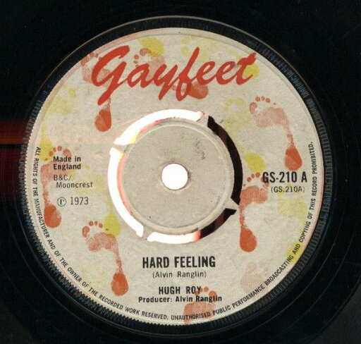 【中古】英7” U-Roy Hard Feeling GS210 Gayfeet /00080 【中古】英7” U-Roy Hard Feeling GS210 Gayfeet /00080