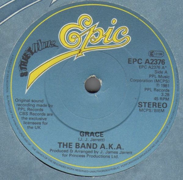 【中古】英7” Band AKA Grace EPCA2376 Epic, Streetwave /00080