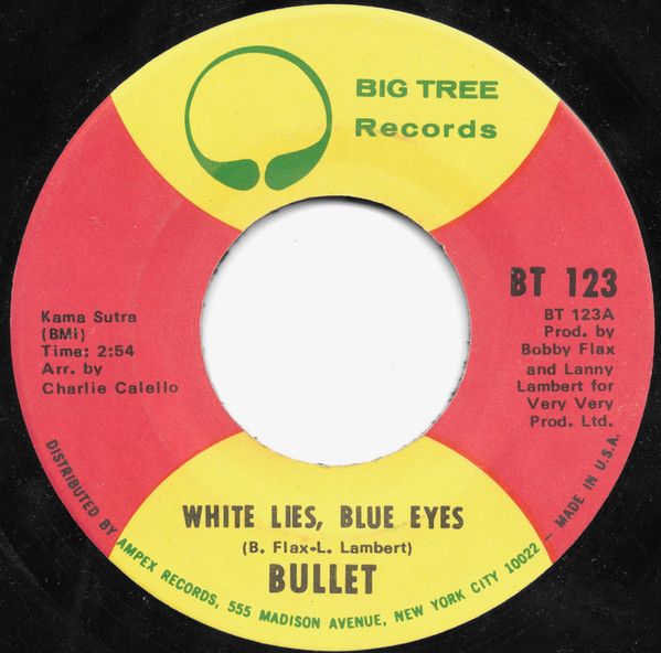 【中古】米7” Bullet White Lies, Blue Eyes BT123 Big Tree Records /00080