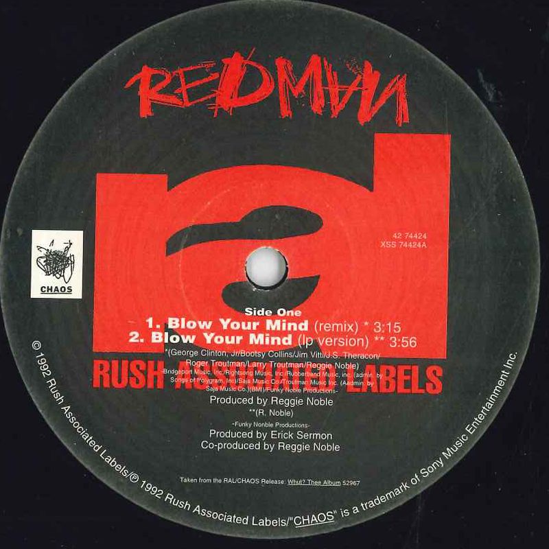 米12” Redman Blow Your Mind 4274424 Rush Associated Labe /00250