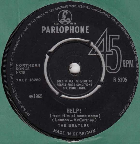 【中古】英7” Beatles Help! / Im Down R5305 Parlophone /00080