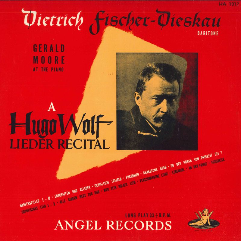 【中古】LP ディートリッヒ・フィッシャー＝ ヴォルフ歌曲集 HA1017 ANGEL /00260