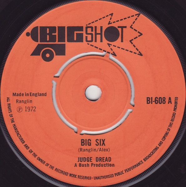 【中古】英7” Judge Dread Big Six BI608 Big Shot /00080