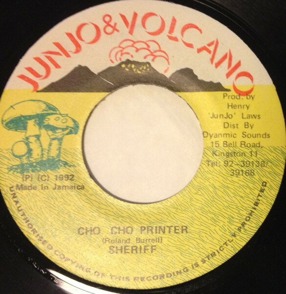 7” Sheriff (4) Cho Cho Printer NONE Junjo &amp; Volcano /00080