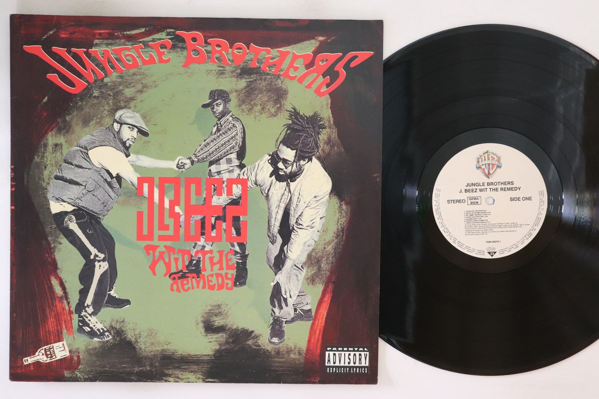 【中古】独LP Jungle Brothers J. Beez Wit The Remedy 7599266791 WARNER BROS /00260