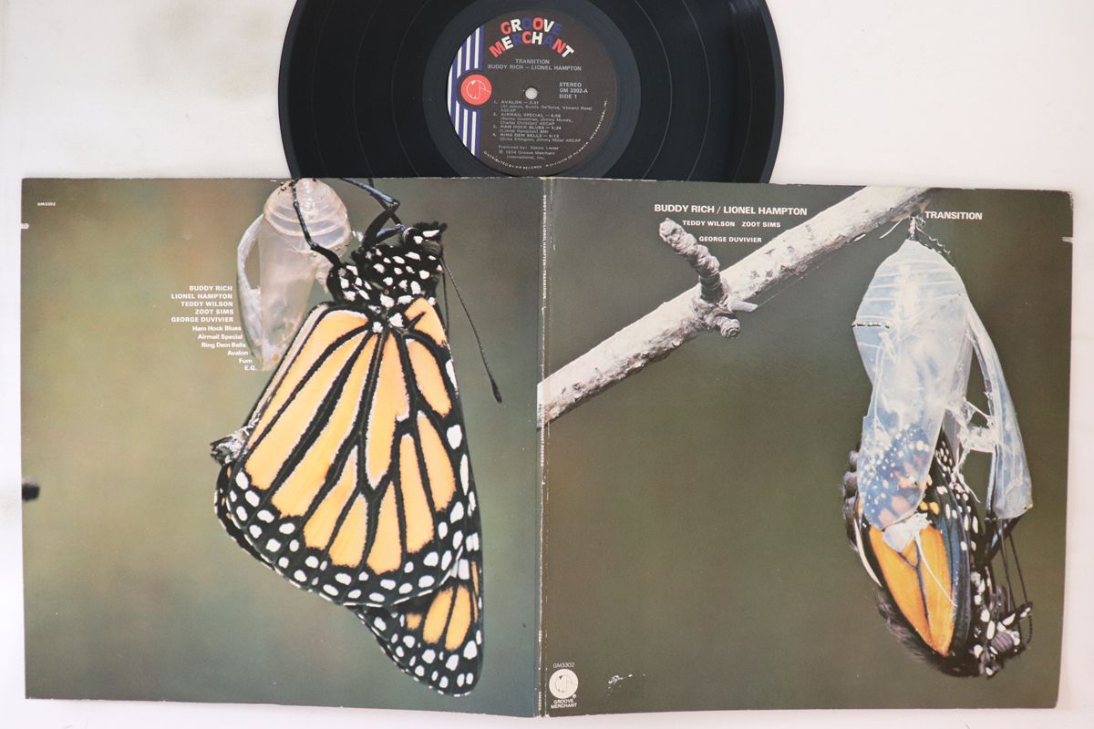 【中古】米LP Buddy Rich, Lionel Hampton Transition GM3302 GROOVE MERCHANT /00400