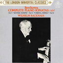【中古】LP ウィルヘルム・バックハウス ベートーヴェン : ピアノ奏鳴曲全集 第4集 MZ5004 LONDON /00260