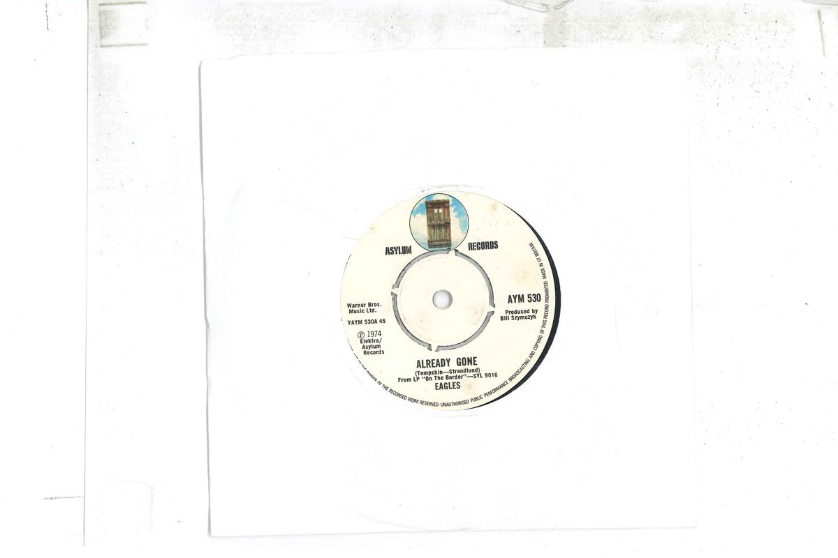 【中古】英7” Eagles Already Gone AYM530 ASYLUM /00080