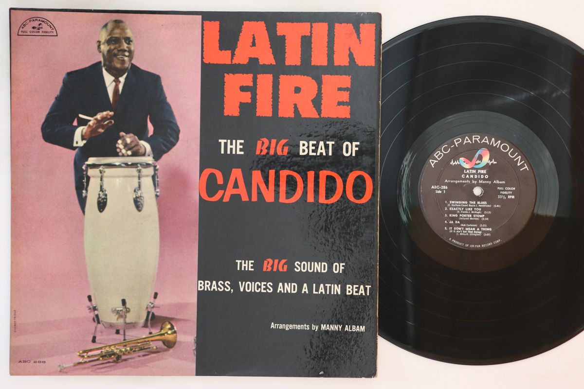 【中古】米LP Candido Latin Fire (The Big Beat Of Candido) ABC286 ABC-PARAMOUNT /00260