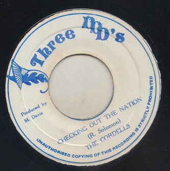 ジャマイカ7” Cordells Checking Out The Nation NONE Three DDDs /00080