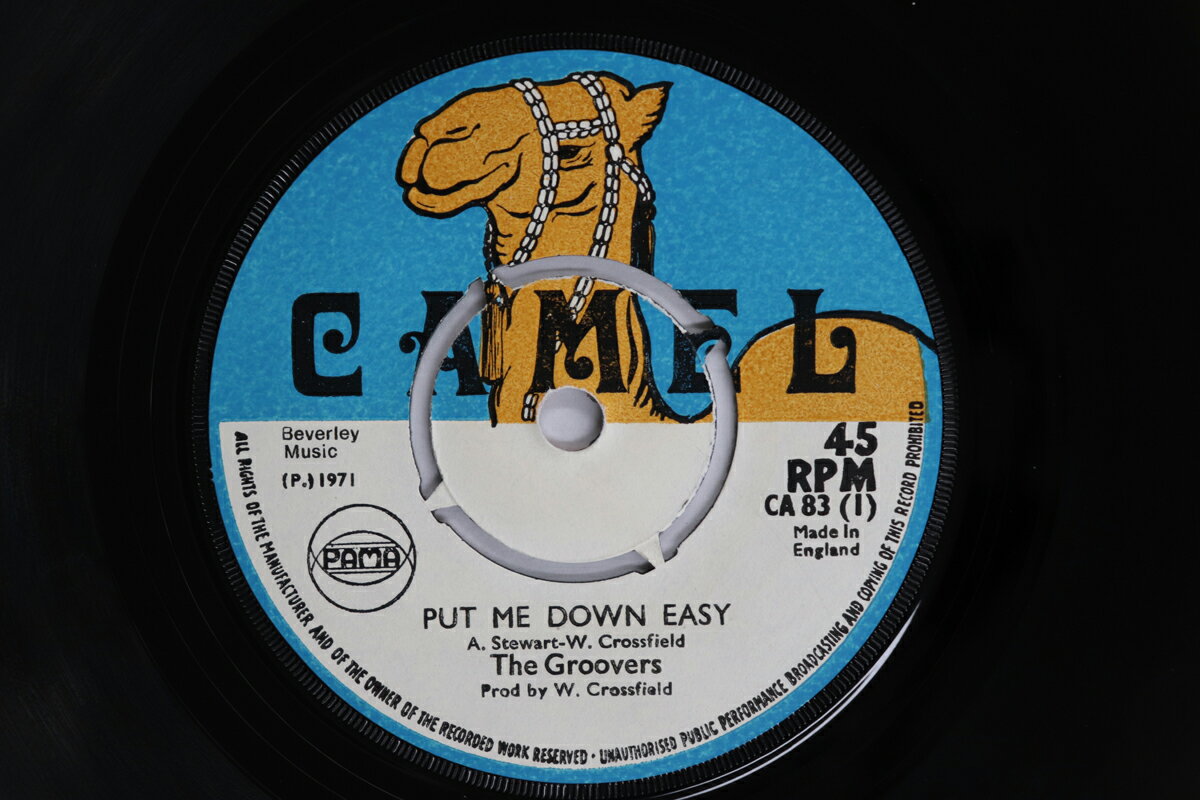 【中古】7” Groovers I Want To Go Back Home / Put Me Down Easy CA83 Camel UK /00050