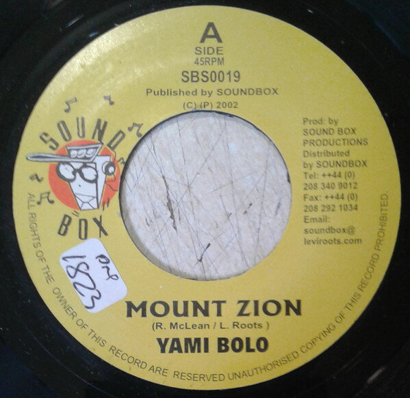 7” Yami Bolo Mount Zion SBS0019 Sound Box /00080