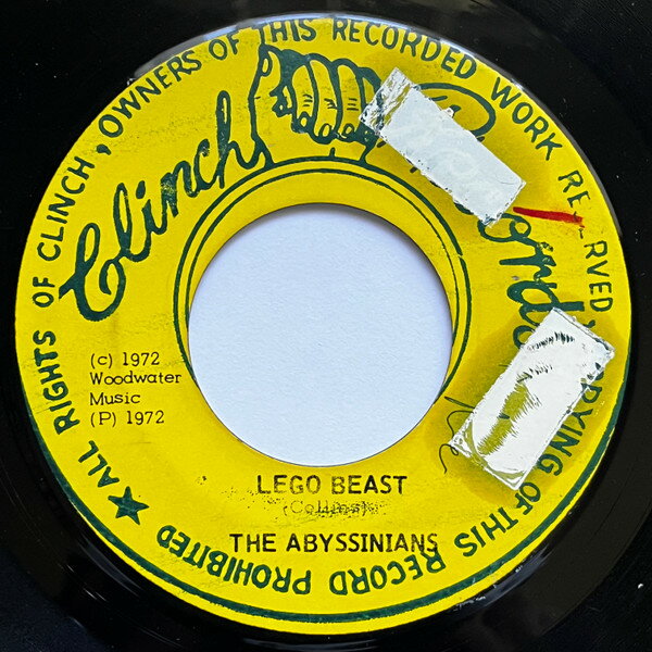 Artist Name: N - 【中古】7” Abyssinians Lego Beast NONE Clinch Records /00080