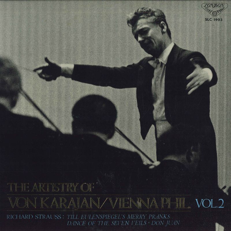 【中古】LP Herbert Von Karajan カラヤン / ウィーン・フィルの芸術=第2巻 / シュトラ SLC1493 LONDON /00260