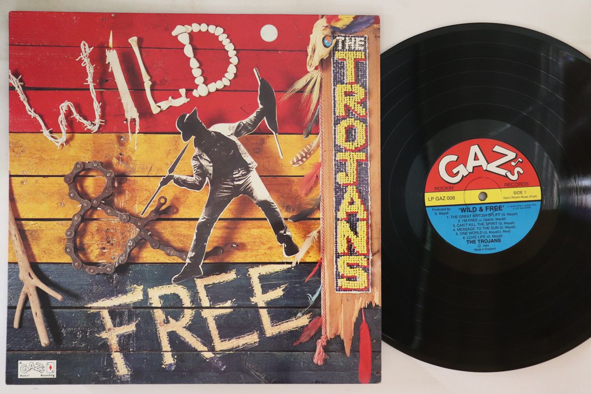 【中古】英LP Trojans Wild And Free LPGAZ008 GAZS ROCKIN /00260