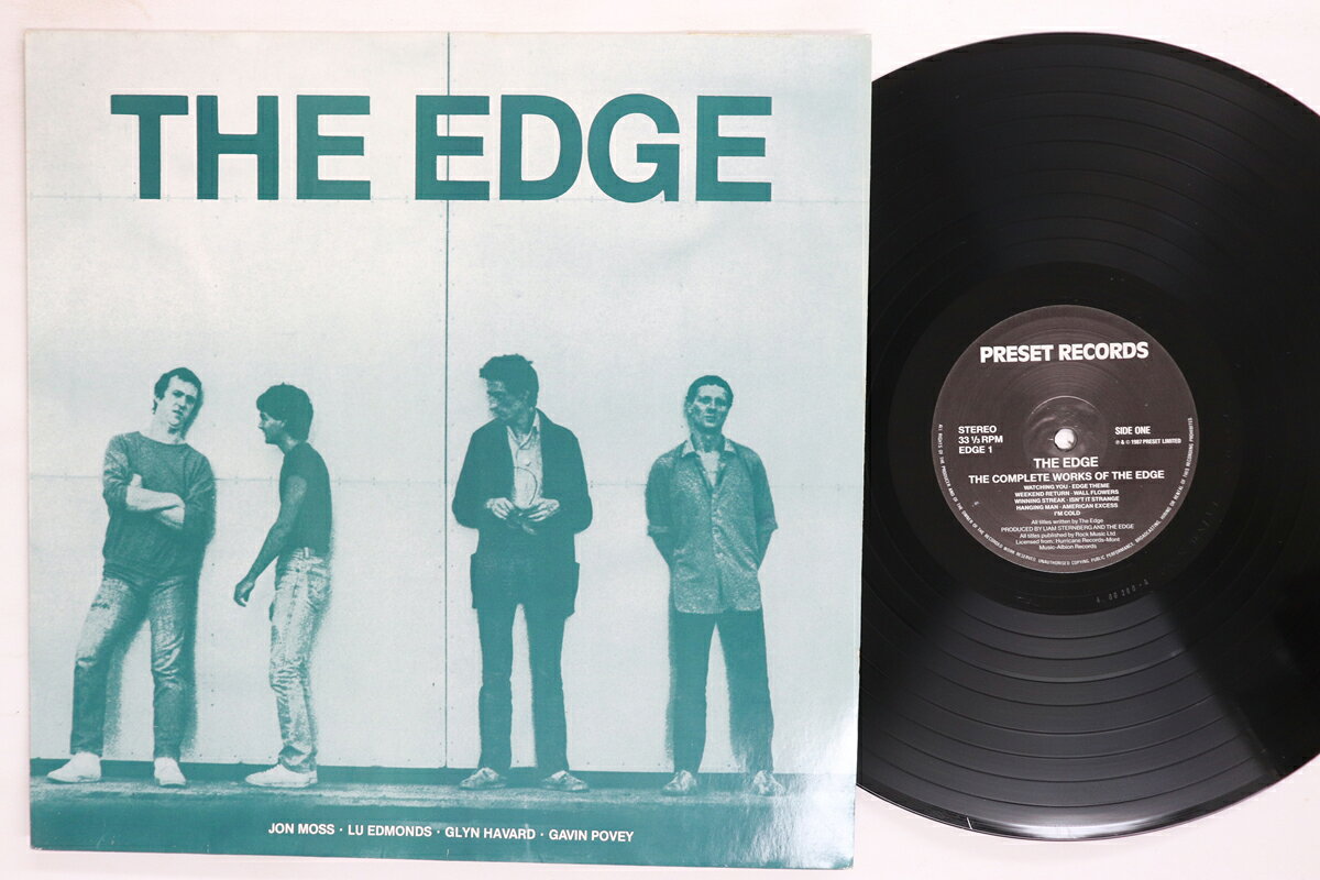 【中古】LP Edge Jon Moss, Lu Edmonds, Glyn Havard &amp; Gavin Povey EDGE1 PRESET /00260