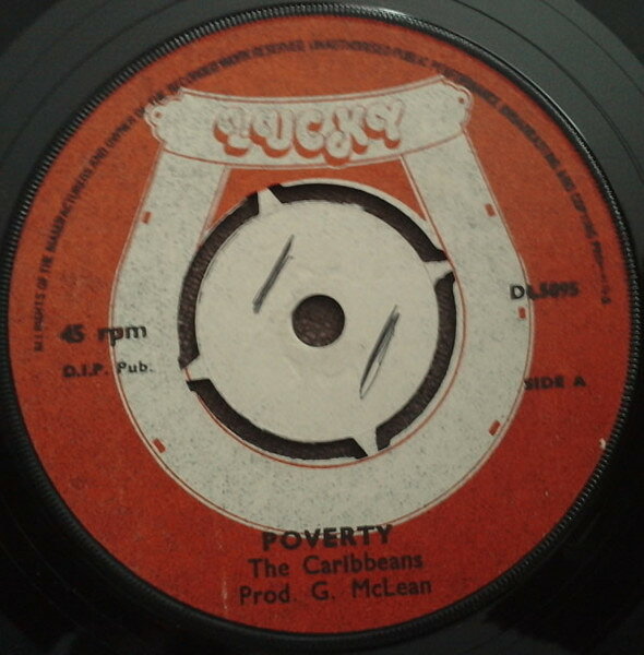 7” Caribbeans Poverty DL5095 Lucky /00080