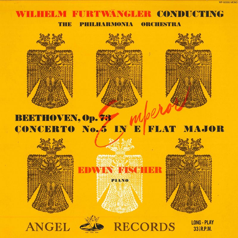 【中古】LP エドウィン・フィッシャー, ヴィ ベートーヴェン ピアノ協奏曲第5番 皇帝 WF50008 ANGEL /00260