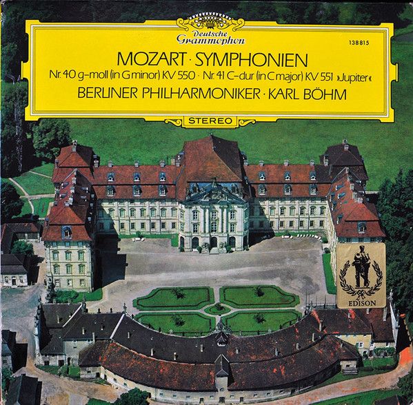 【中古】独LP Bohm, Berlin Philharmonic Orch Mozart Symphonies No. 40 In G Minor No. 41 (Jupit 138815 DEUTSCHE GRAMMOPHON /00260