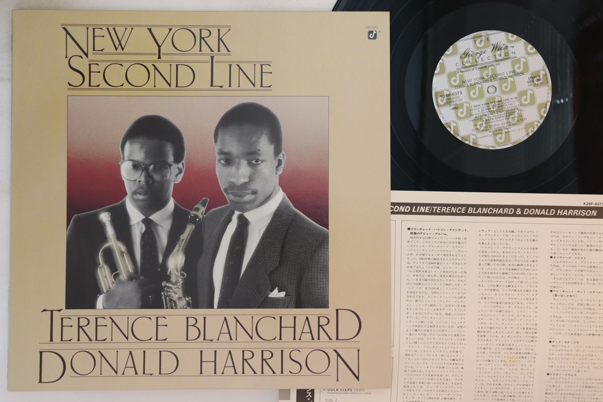 【中古】LP Terence Blanchard, Donald Harrison New K26P6373 CONCORD JAZZ Japan Vinyl /00260
