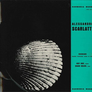 【中古】仏LP リチェルカーレ アレッサンドロ・スカルラッティ HMO30591 Harmonia Mundi /00260