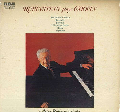 【中古】LP アルトゥール・ルービンシュタイ ショパン・リサイタル SRA2871 RCA /00260 【中古】LP アルトゥール・ルービンシュタイ ショパン・リサイタル SRA2871 RCA /00260
