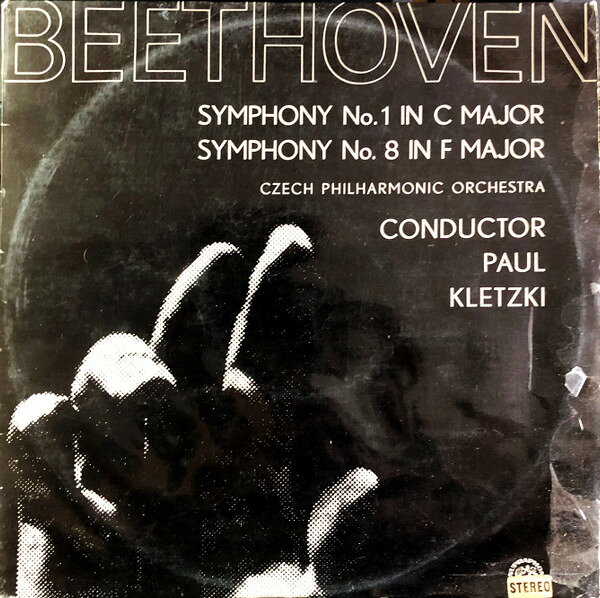 LP Ludwig van Beethoven , The Cze Symphony No. 1 In C Major / Symphony No. 8 In F Maj SUAST50791 Supraphon /00260