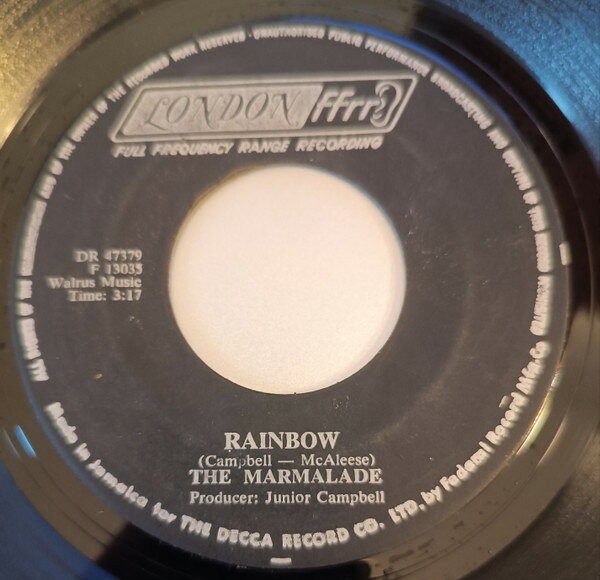 7” Marmalade Rainbow DR47379 London Records /00080