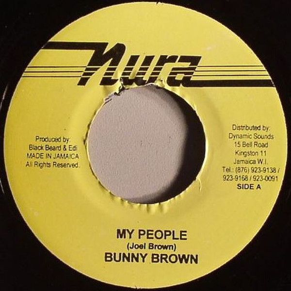 【中古】ジャマイカ7” Bunny Brown My People NONE Nura /00080