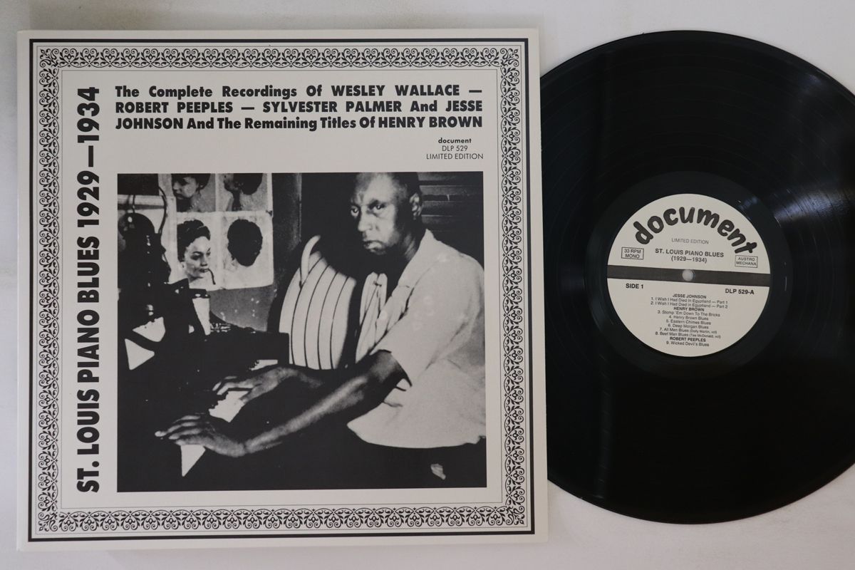 【中古】オーストリアLP Various St. Louis Piano Blues 1929-1934 DLP529 DOCUMENT /00260