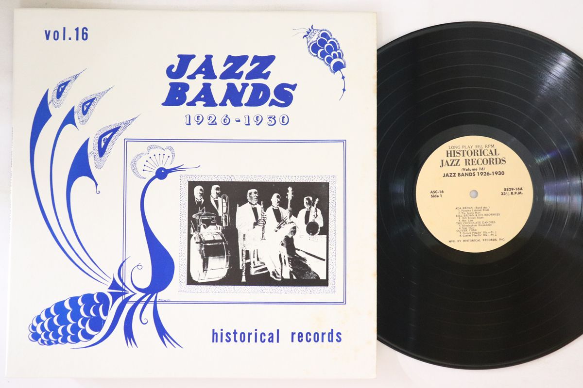 Artist Name: R - 【中古】米LP Various Jazz Bands 1926-1930 ASC16 HISTORICAL /00260