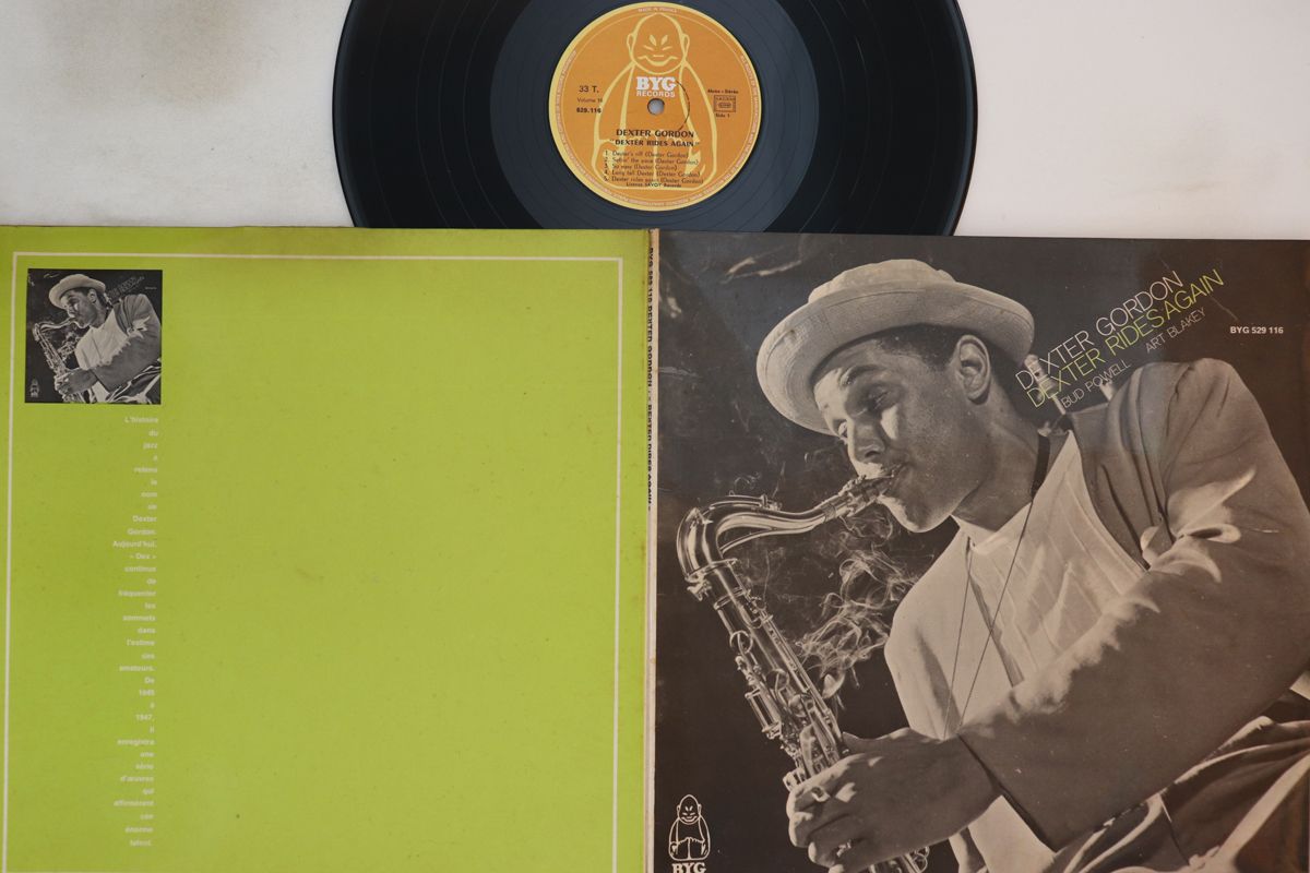 【中古】仏LP Dexter Gordon Dexter Rides Again 529116 BYG /00400
