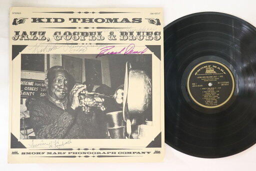 【中古】LP Kid Thomas Jazz, Gospel & Blues: Living New Orleans SM1973T SMOKY MARY US /00260 【中古】LP Kid Thomas Jazz, Gospel & Blues: Living New Orleans SM1973T SMOKY MARY US /00260