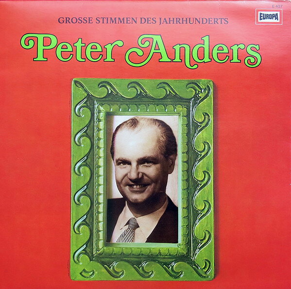 Classic - 【中古】LP Peter Anders Peter Anders E437 Europa /00260