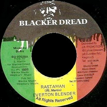 7” Everton Blender Rastaman BD97039 Blacker Dread /00080