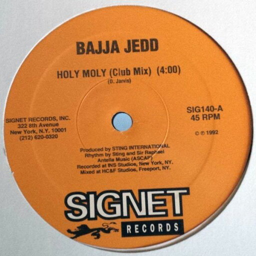 【中古】米12” Bajja Jedd Holy Moly SIG140 Signet Records /00250 【中古】米12” Bajja Jedd Holy Moly SIG140 Signet Records /00250