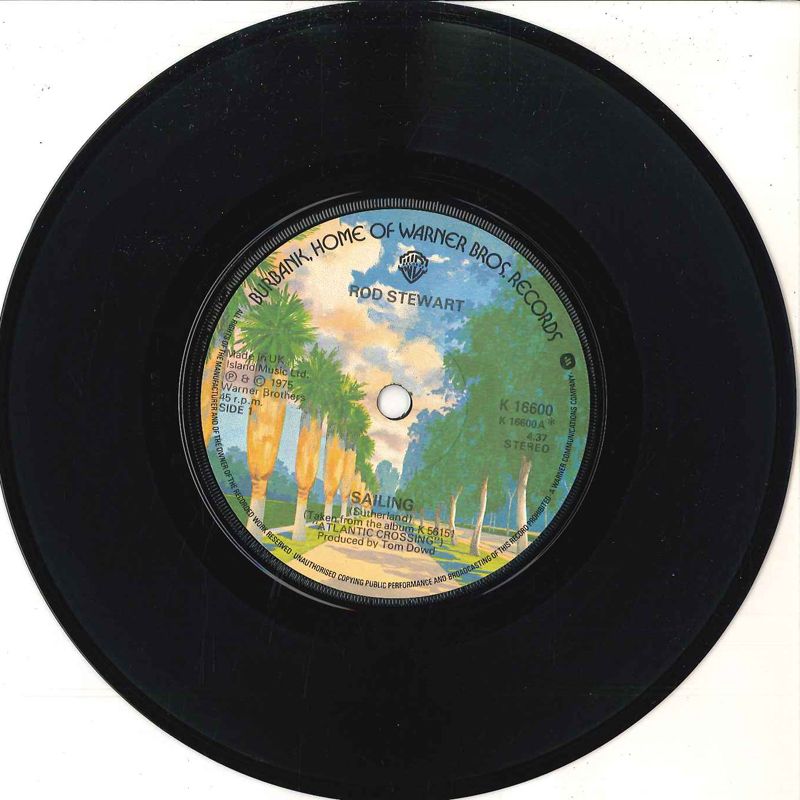 【中古】英7” Rod Stewart Sutherland / Stone Cold Sober K16600 WARNER BROS /00080