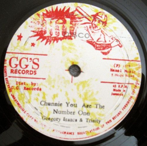 【中古】ジャマイカ12” Gregory Isaacs &amp; Trinity Chunnie You Are The Number One NONE Hit /00250
