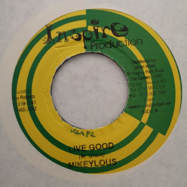 ジャマイカ7” Mickeylous Live Good NONE Inspire Production /00080