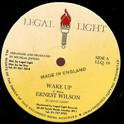 【中古】英12” Ernest Wilson Wake Up LLQ16 Legal Light /00250
