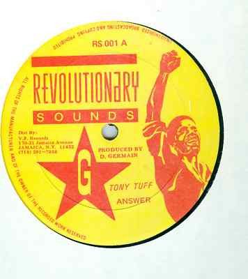 【中古】米12” Tony Tuff Answer RS001 Revolutionary Sounds /00250 【中古】米12” Tony Tuff Answer RS001 Revolutionary Sounds /00250